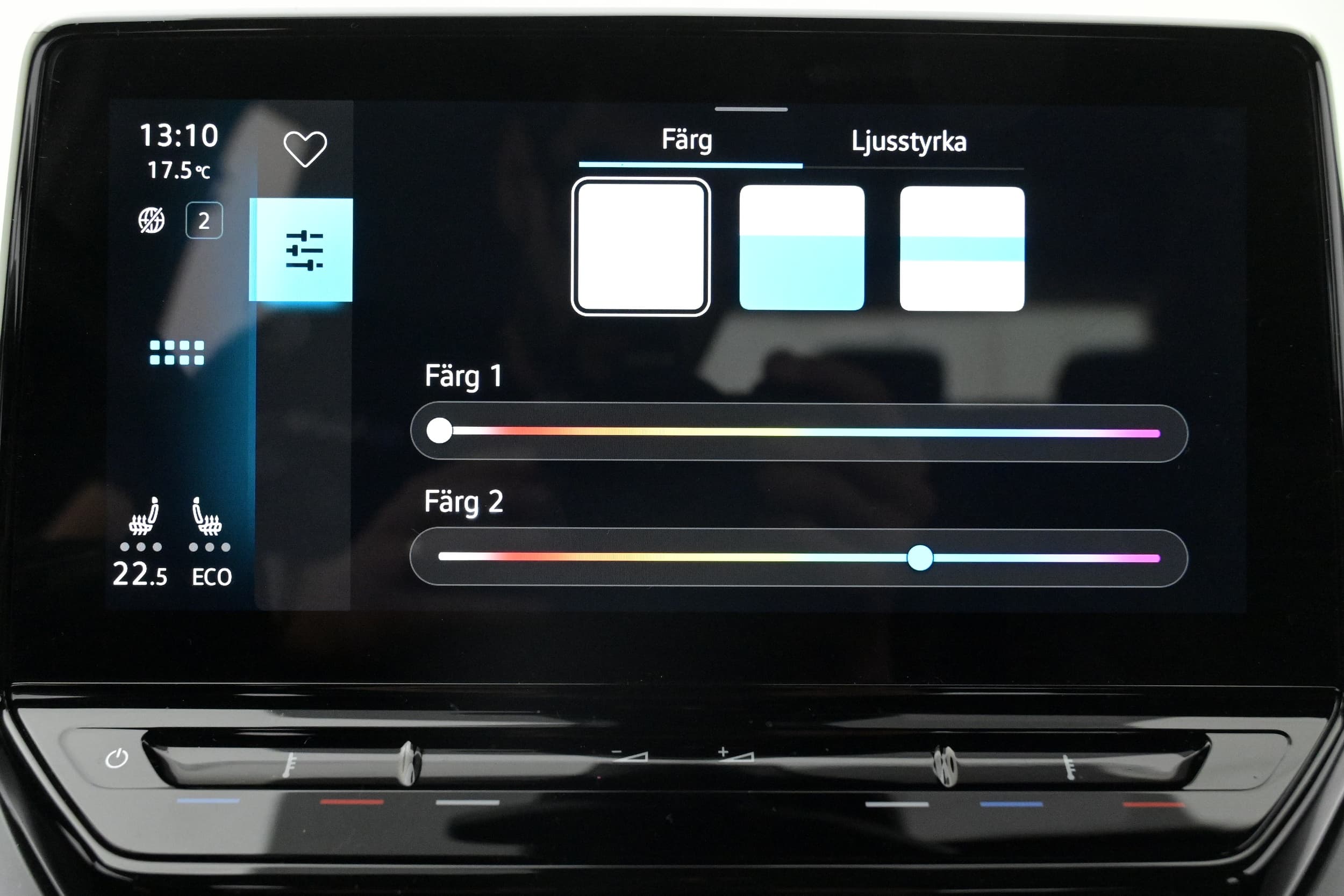 Ambientebelysning med 10 färger