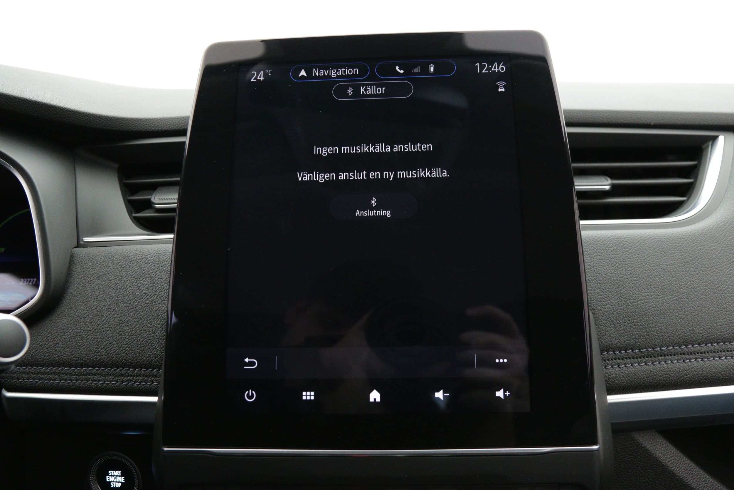 Infotainmentsystem med Bluetooth