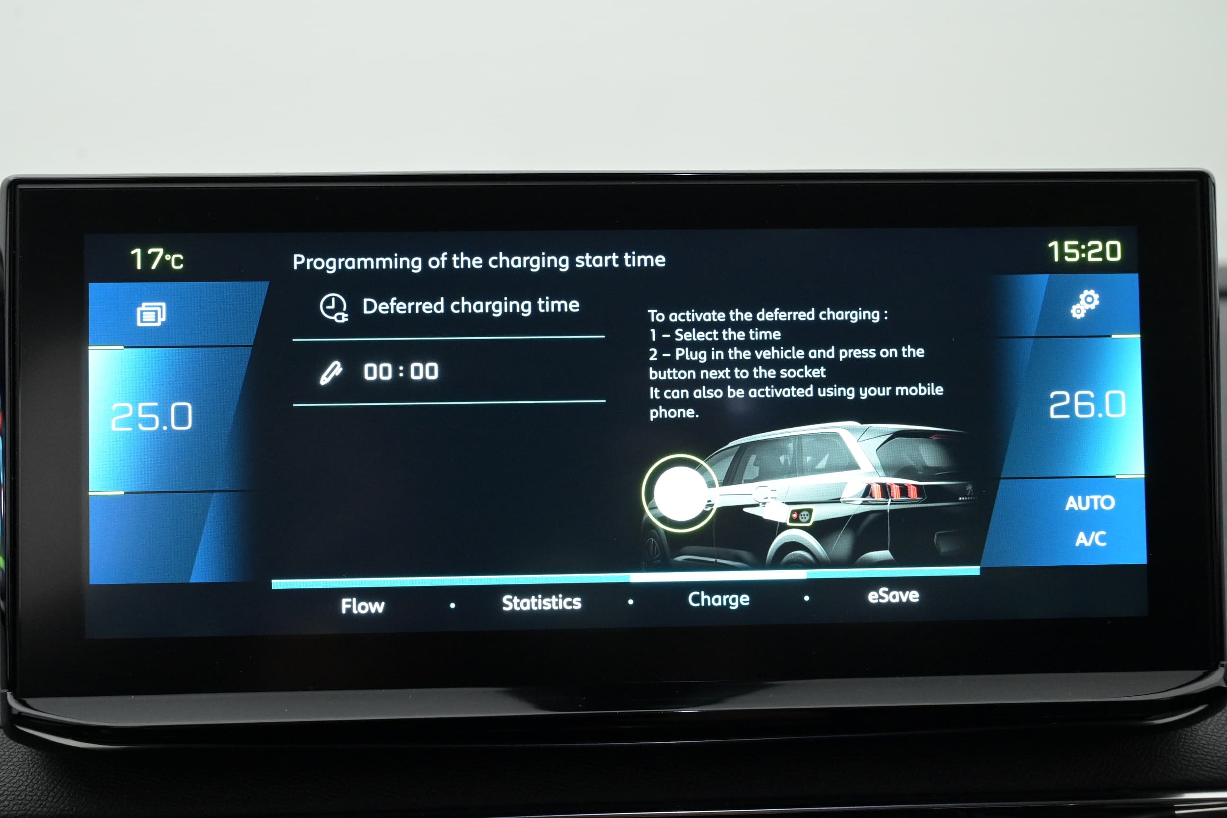 Schemalägg laddning och förkonditionering av kupé