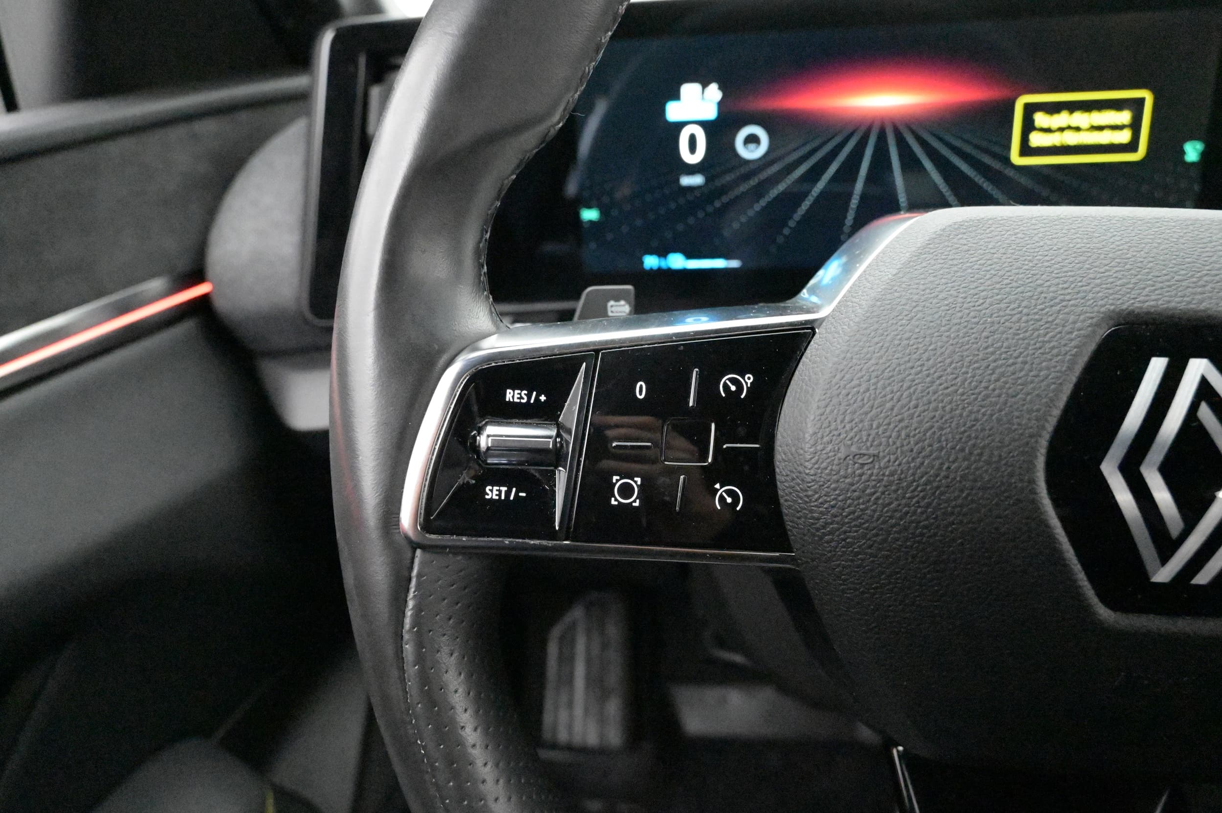 Multifunktionsratt med farthållare