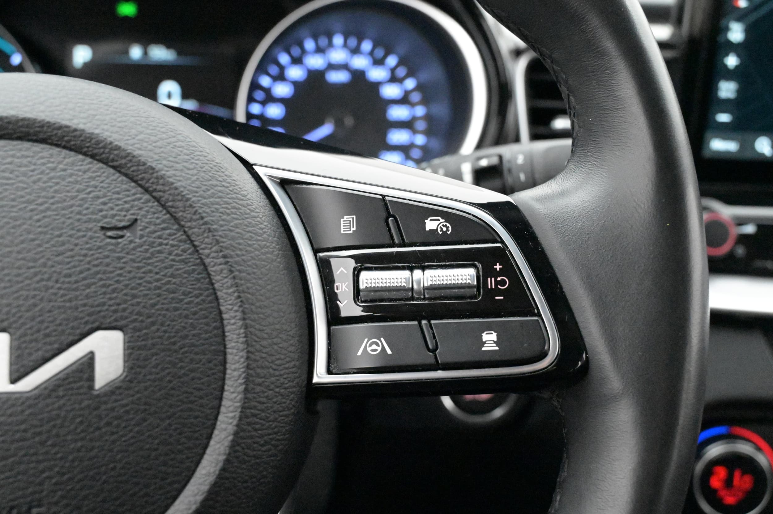 Multifunktionsratt med adaptiv farthållare