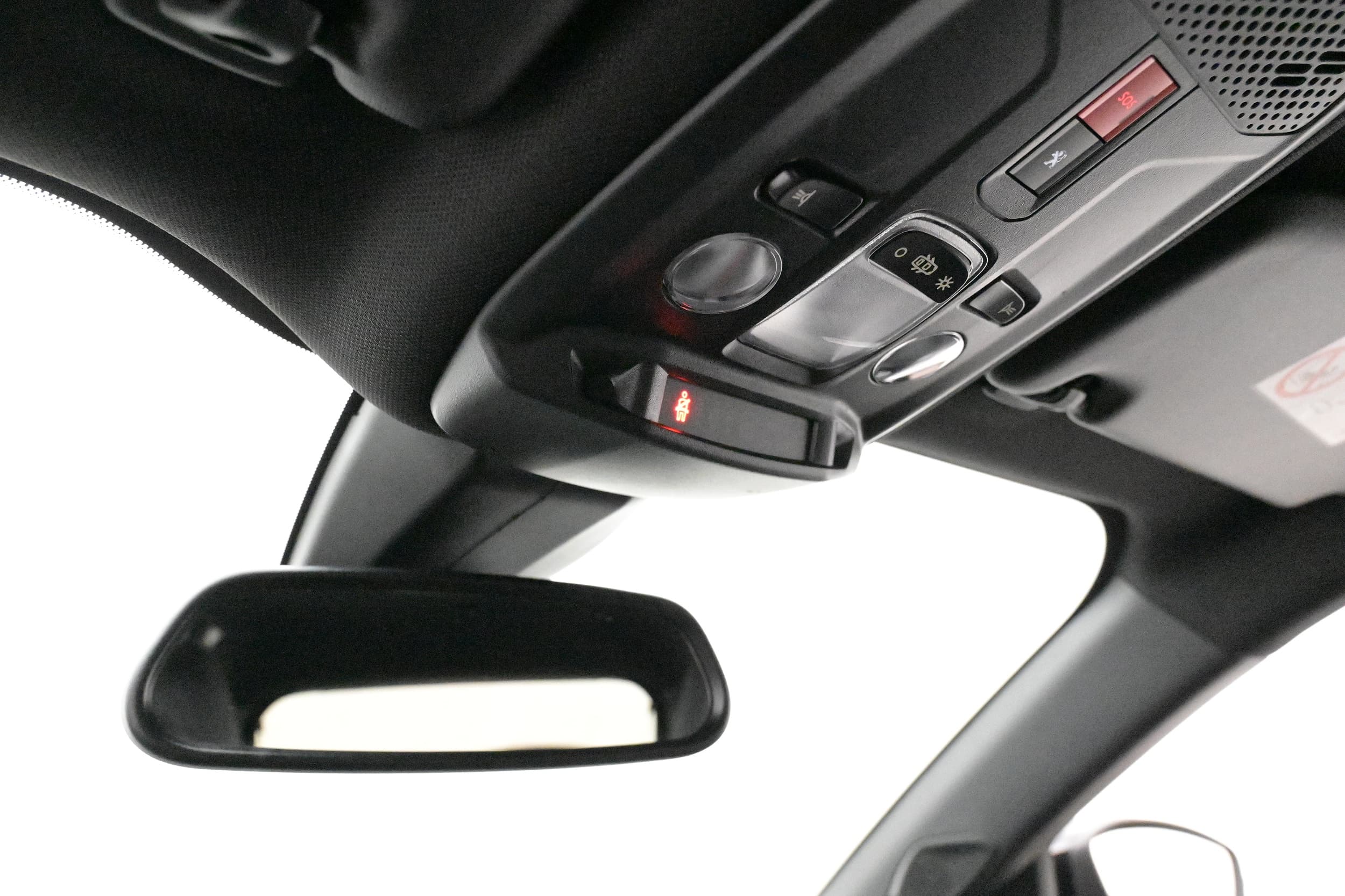 Auto. avbländande innerbackspegel