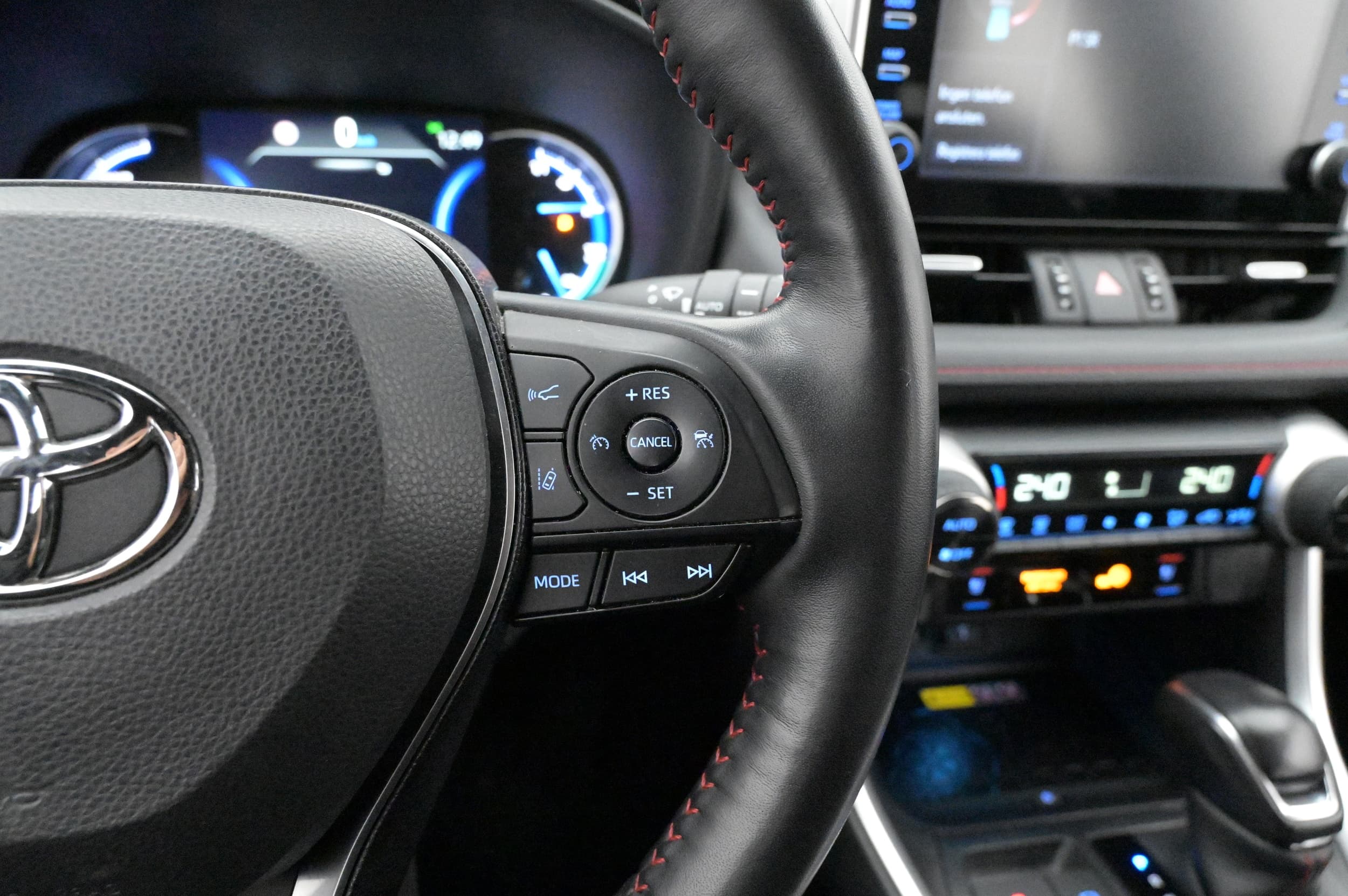 Multifunktionsratt med farthållare