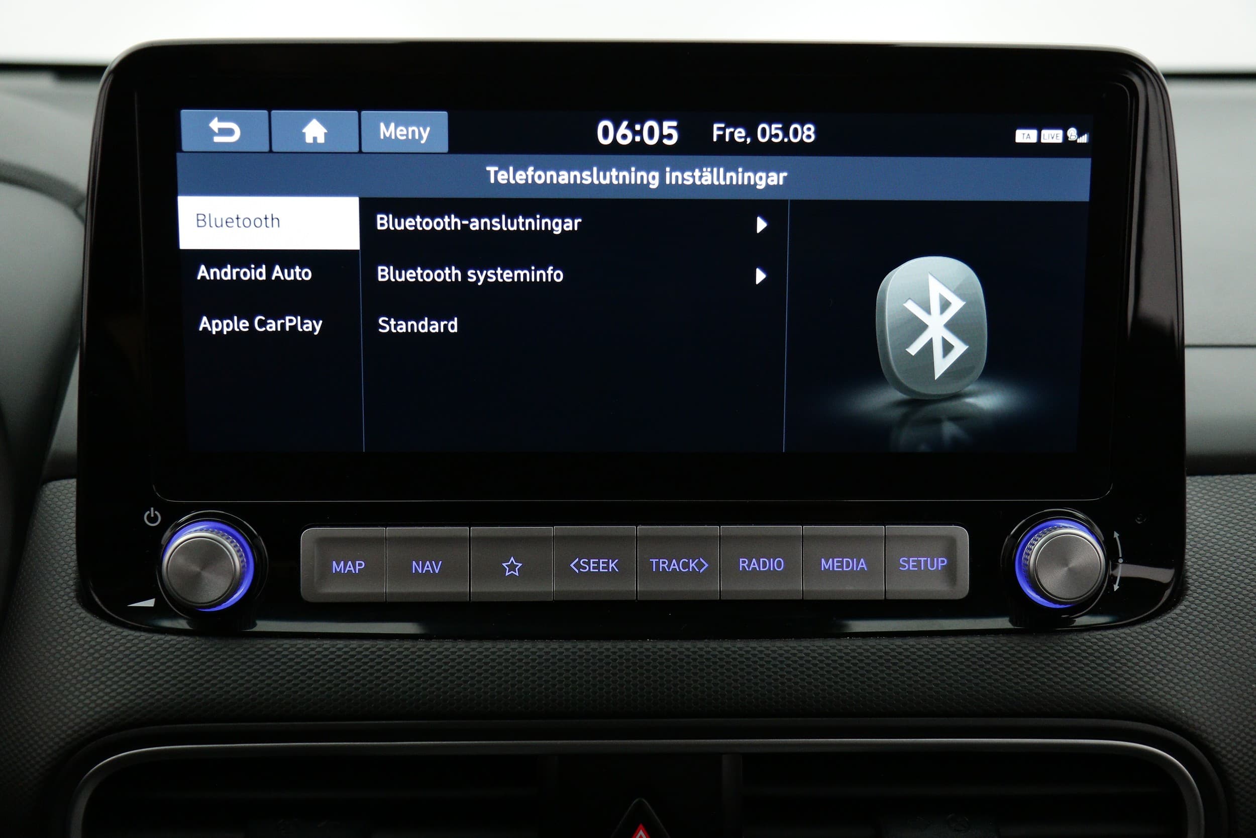 Infotaintmentsystem - Apple Carplay, Android Auto, Bluetooth