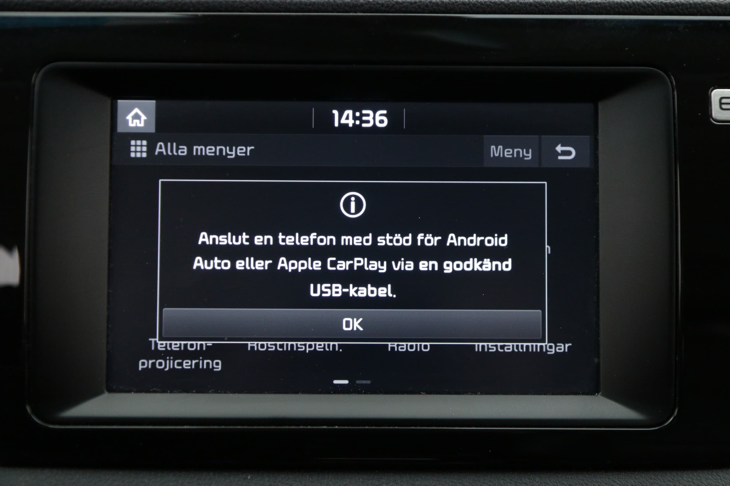 Infotainmentsystem - Apple CarPlay, Android Auto 