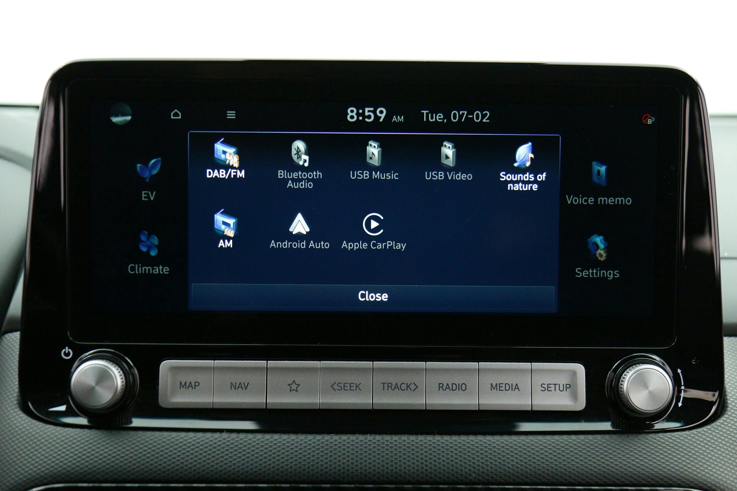 Infotaintmentsystem - Apple Carplay, Android Auto, Bluetooth