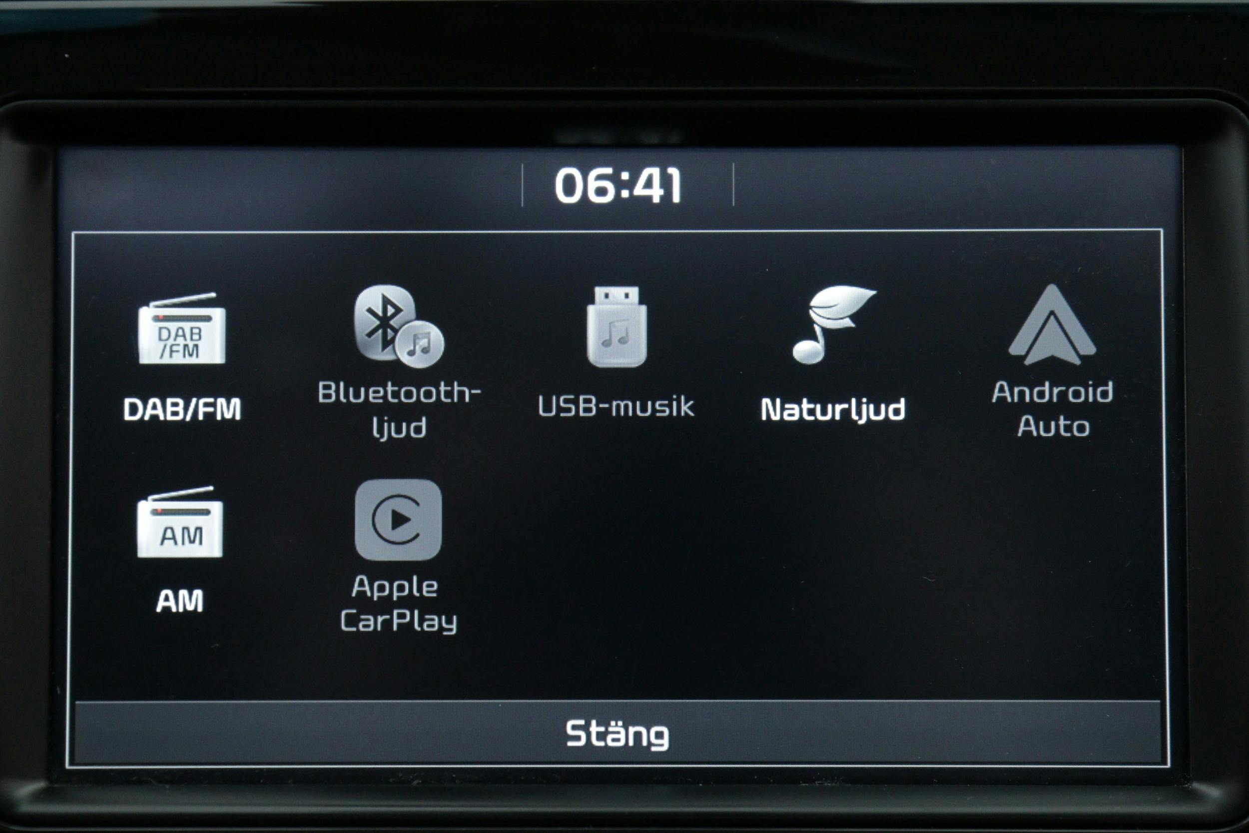 Infotaintmentsystem - Apple Carplay, Android Auto, Bluetooth