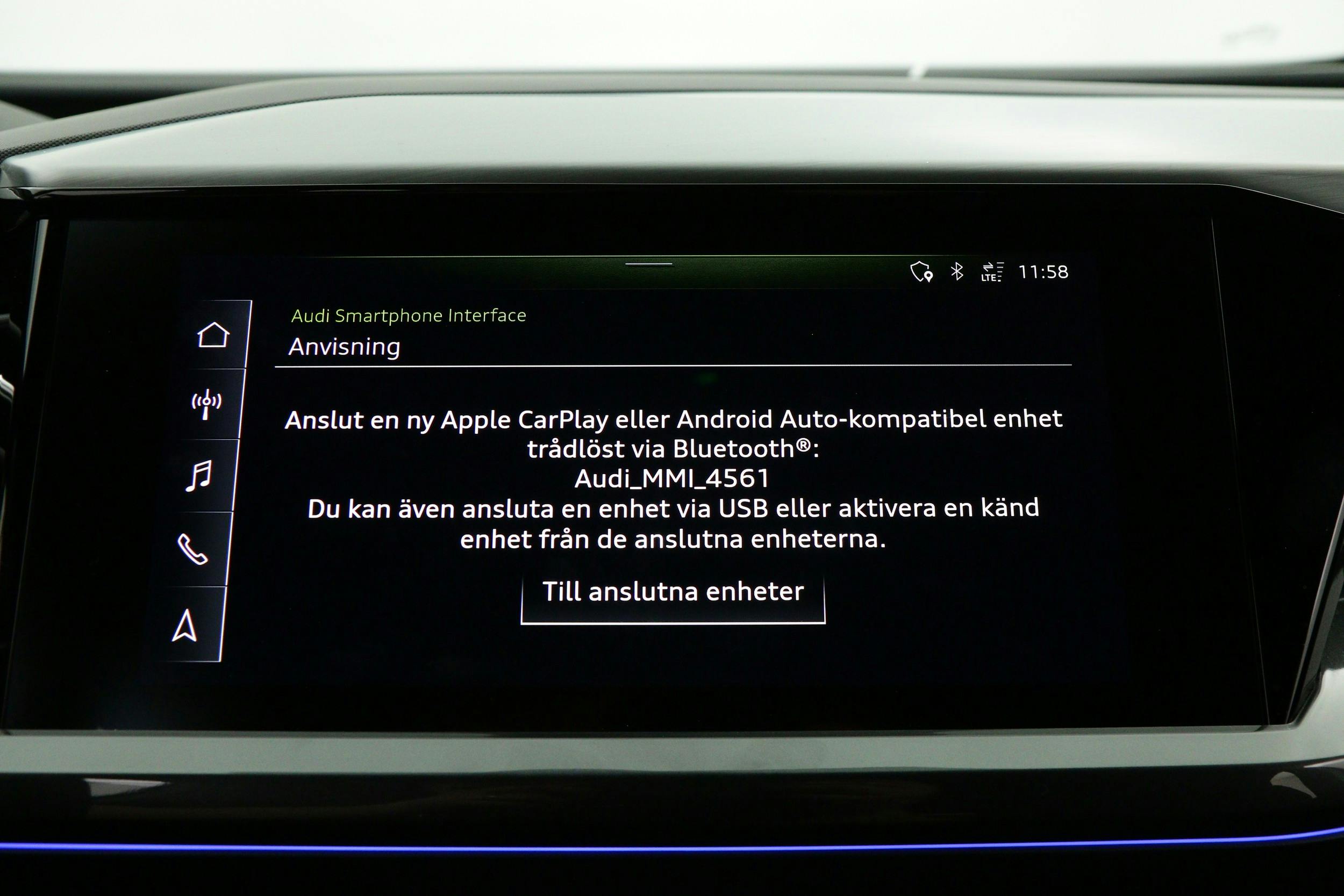 Infotainmentsystem: Apple CarPlay, Android Auto
