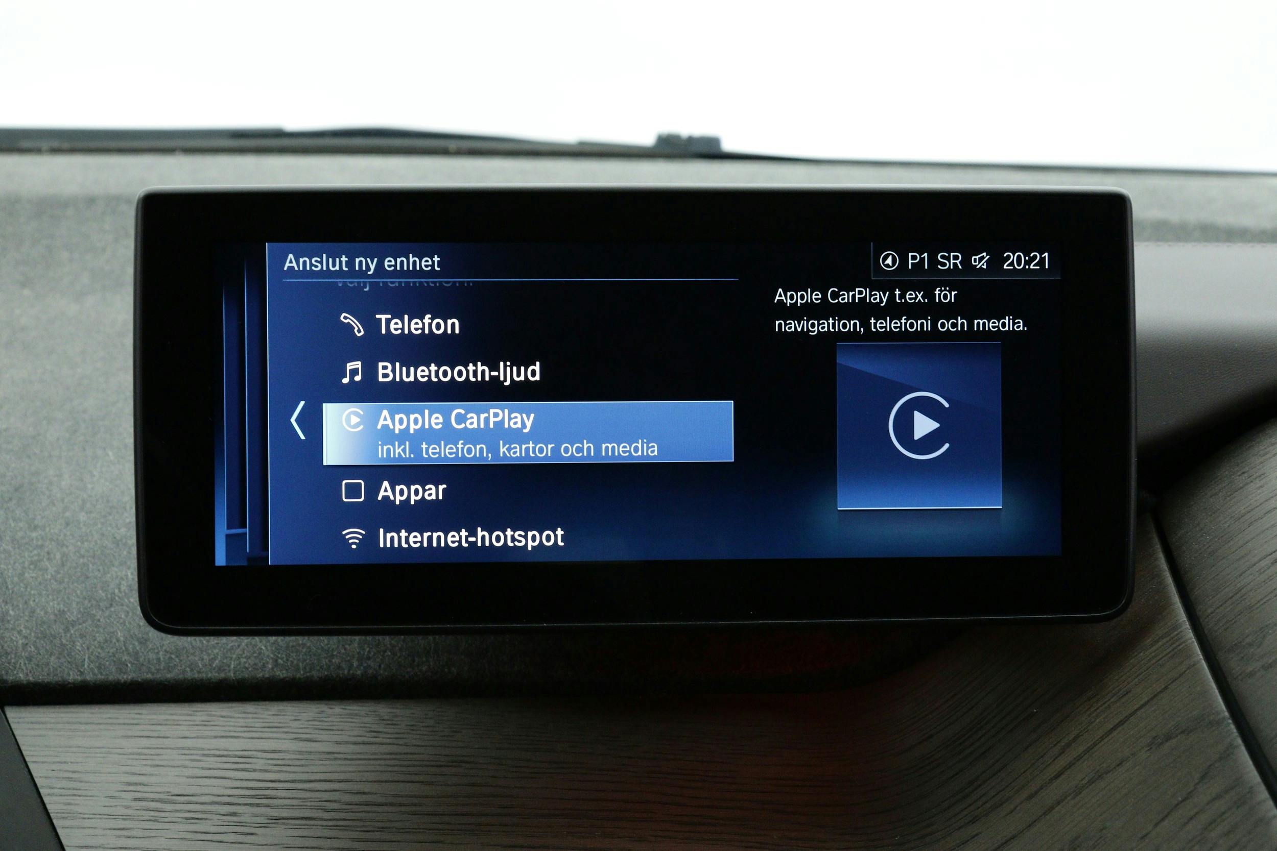 Infotainmentsystem: Apple CarPlay | Bluetooth